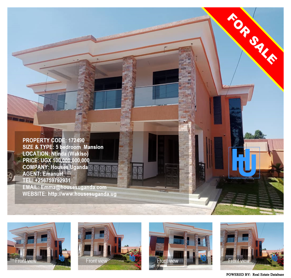 5 bedroom Mansion  for sale in Ntinda Wakiso Uganda, code: 172490