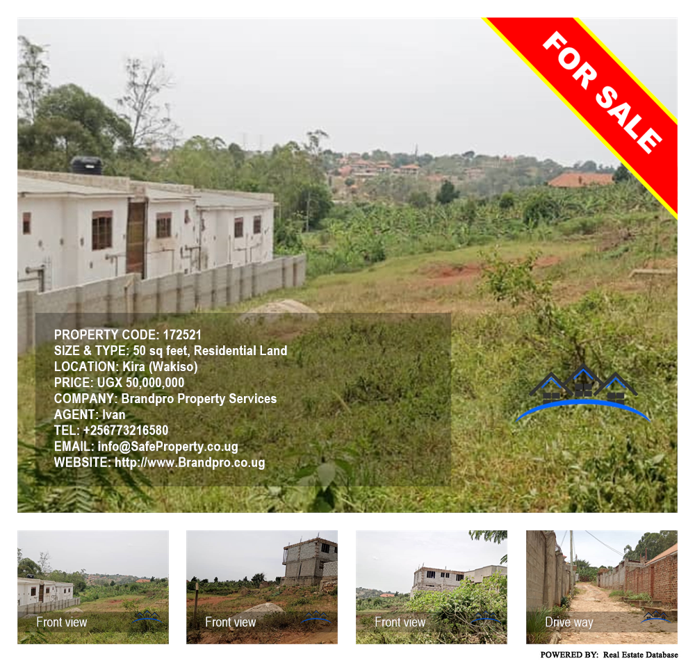 Residential Land  for sale in Kira Wakiso Uganda, code: 172521