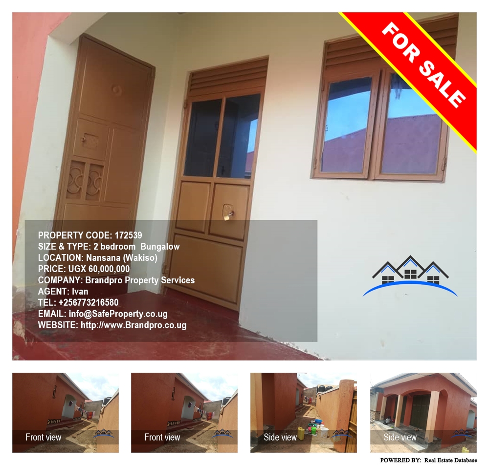 2 bedroom Bungalow  for sale in Nansana Wakiso Uganda, code: 172539