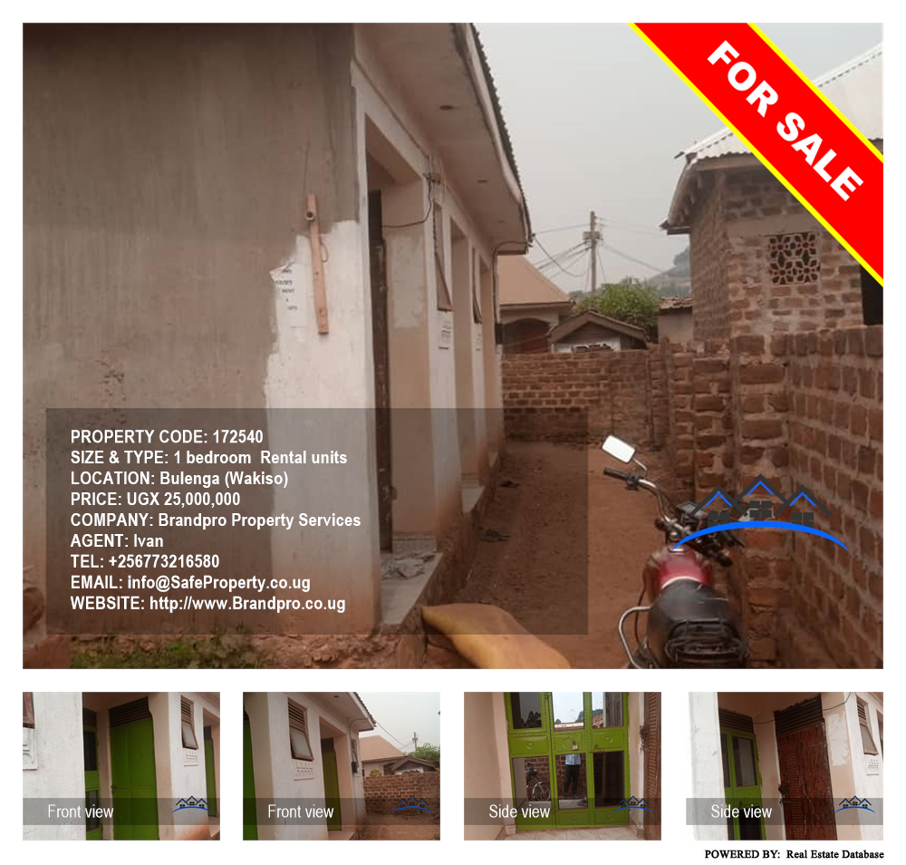 1 bedroom Rental units  for sale in Bulenga Wakiso Uganda, code: 172540