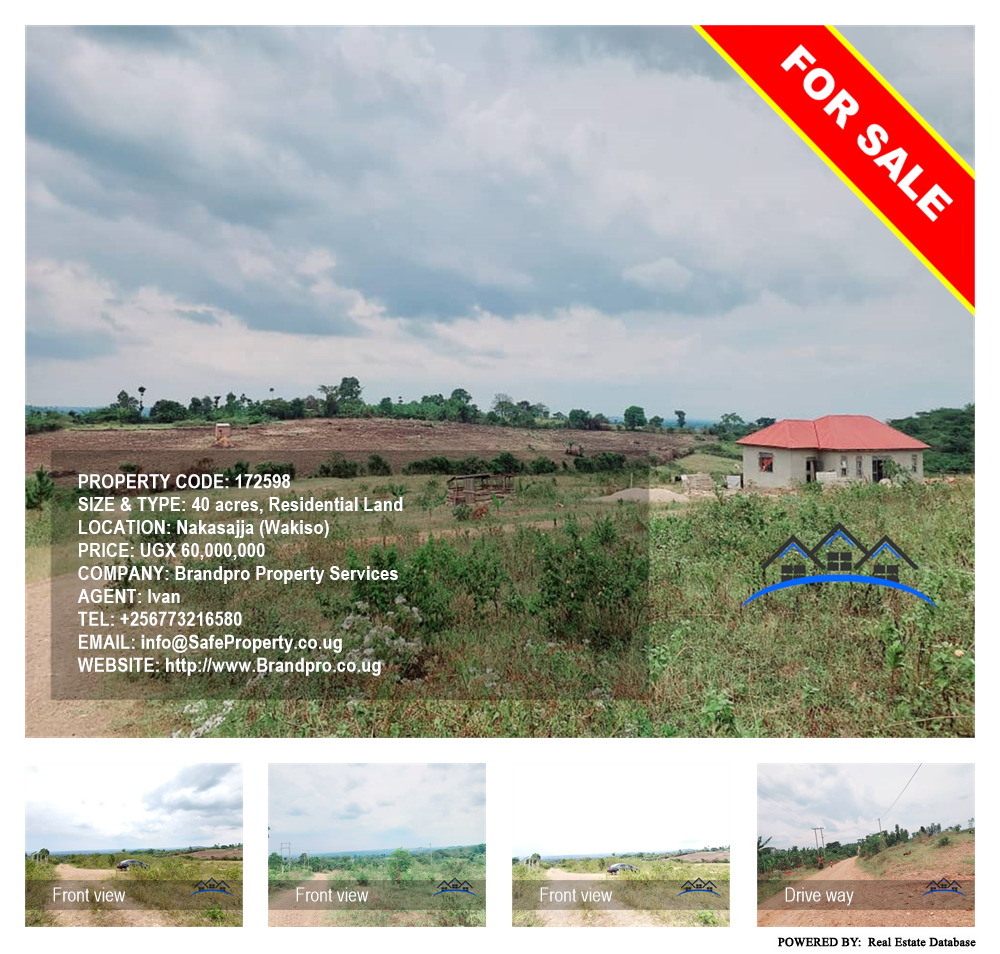Residential Land  for sale in Nakassajja Wakiso Uganda, code: 172598