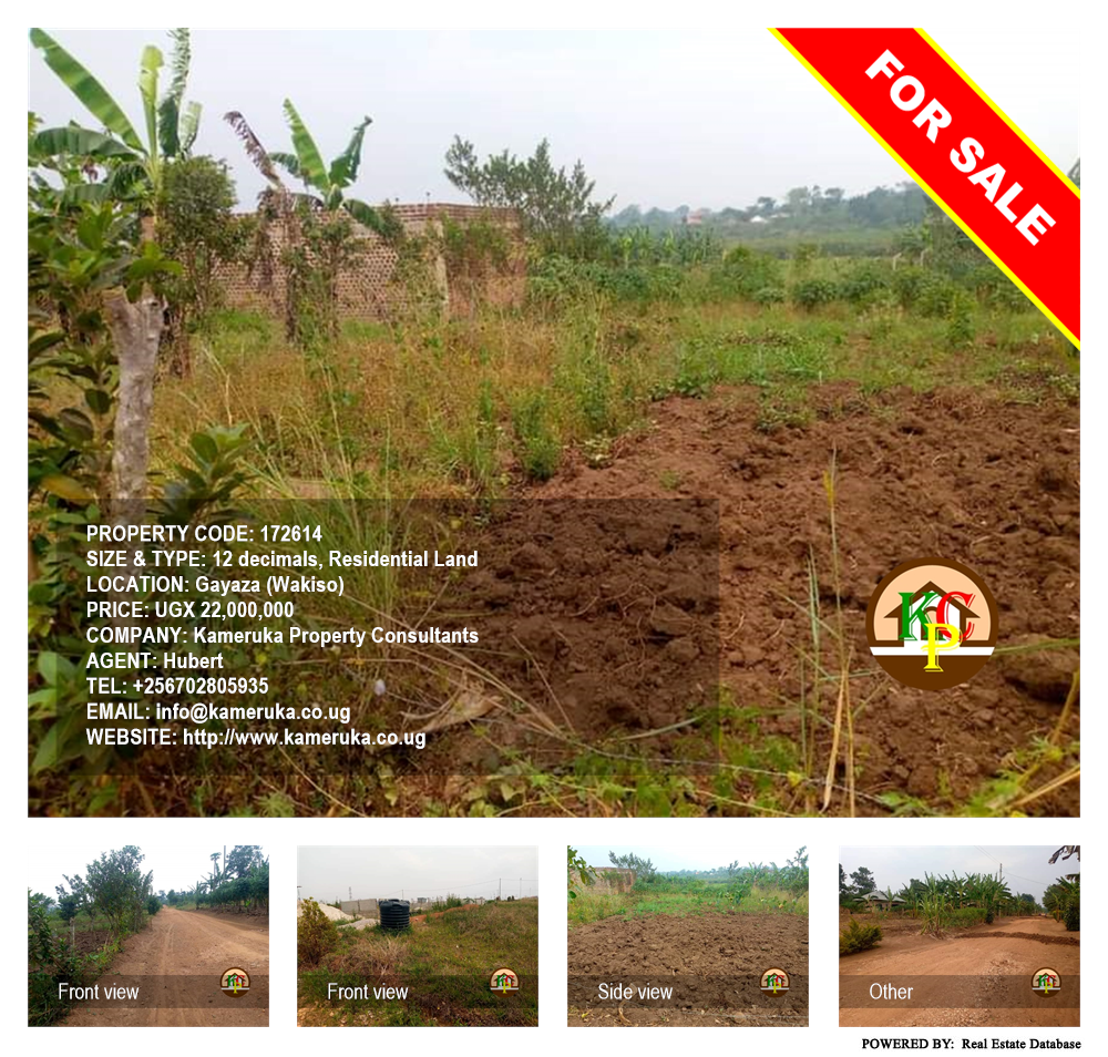 Residential Land  for sale in Gayaza Wakiso Uganda, code: 172614