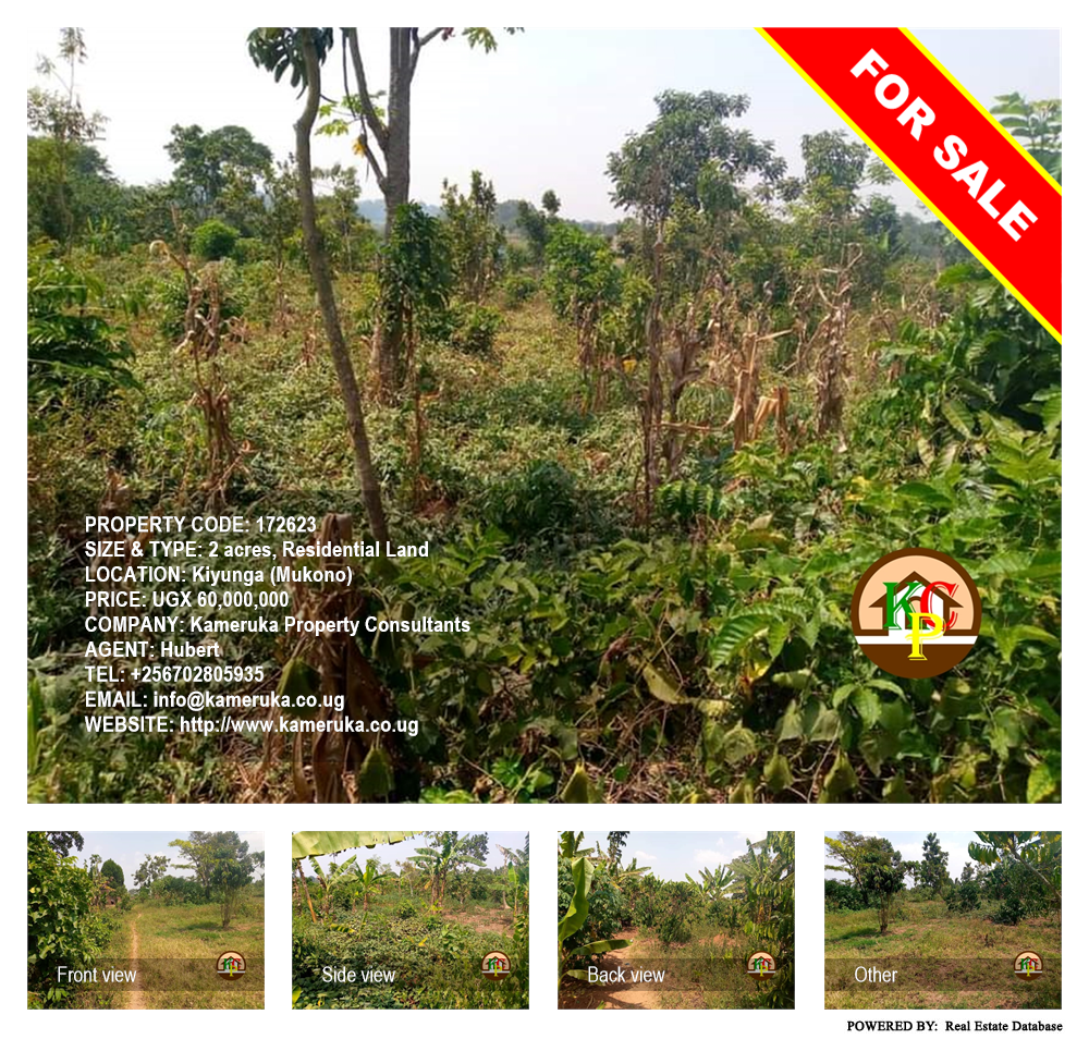 Residential Land  for sale in Kiyunga Mukono Uganda, code: 172623