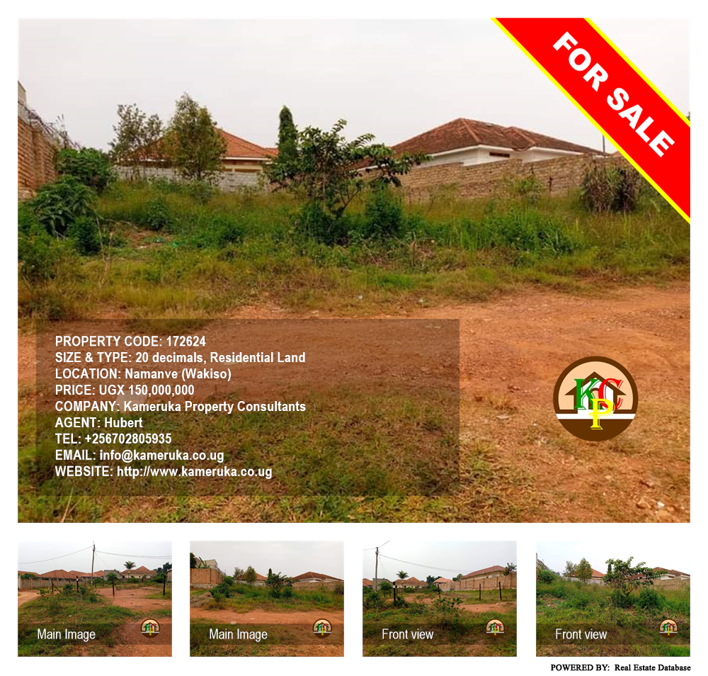 Residential Land  for sale in Namanve Wakiso Uganda, code: 172624