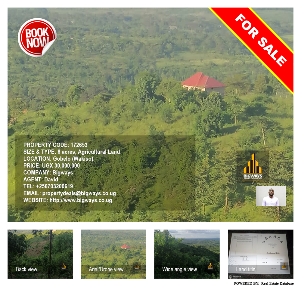 Agricultural Land  for sale in Gobelo Wakiso Uganda, code: 172653