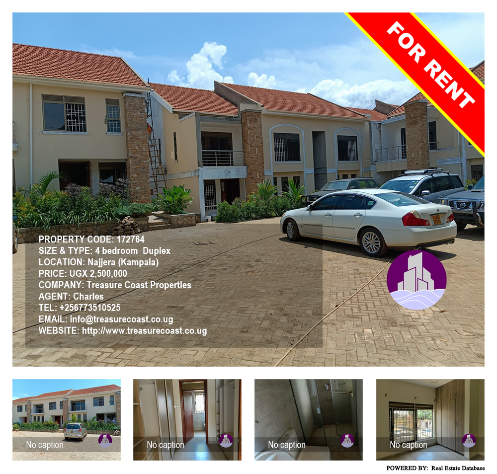 4 bedroom Duplex  for rent in Najjera Kampala Uganda, code: 172764