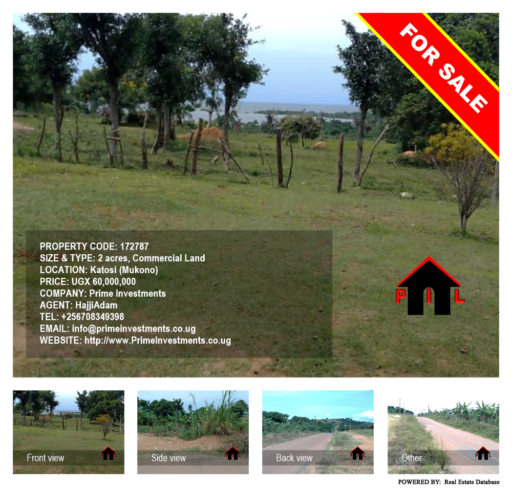 Commercial Land  for sale in Katosi Mukono Uganda, code: 172787