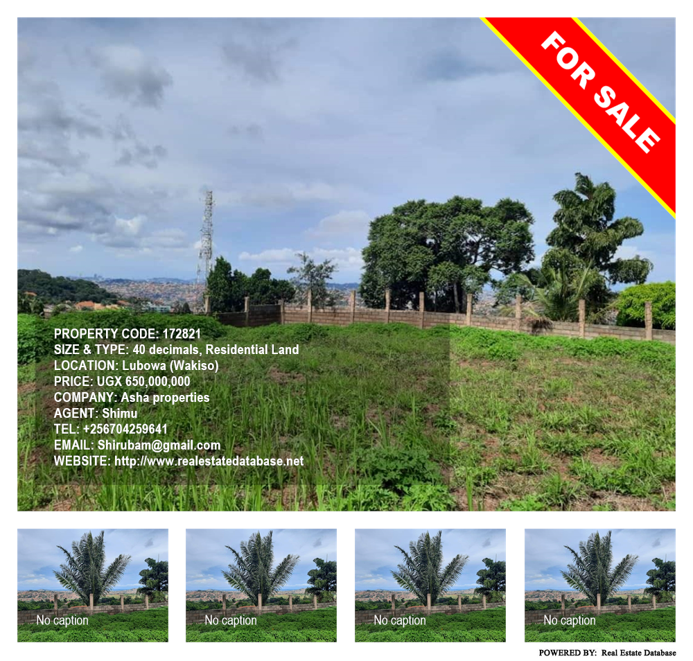 Residential Land  for sale in Lubowa Wakiso Uganda, code: 172821