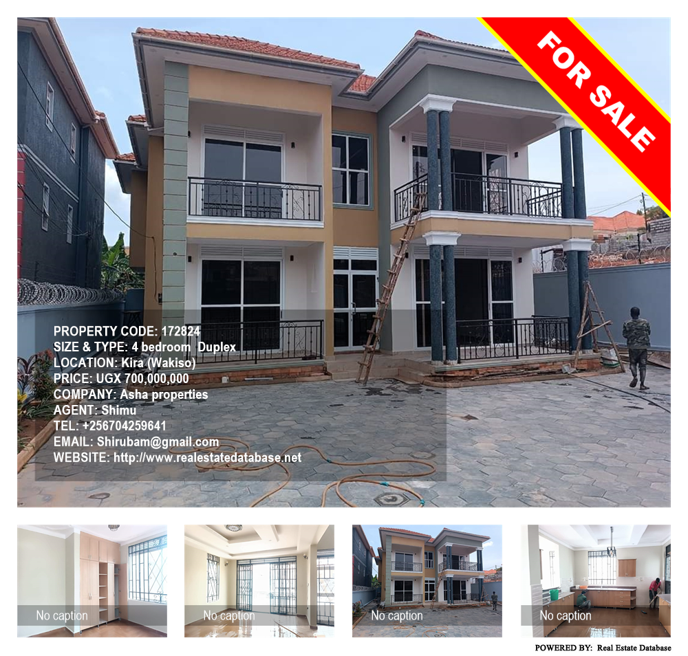 4 bedroom Duplex  for sale in Kira Wakiso Uganda, code: 172824