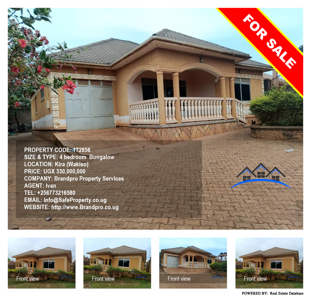 4 bedroom Bungalow  for sale in Kira Wakiso Uganda, code: 172856