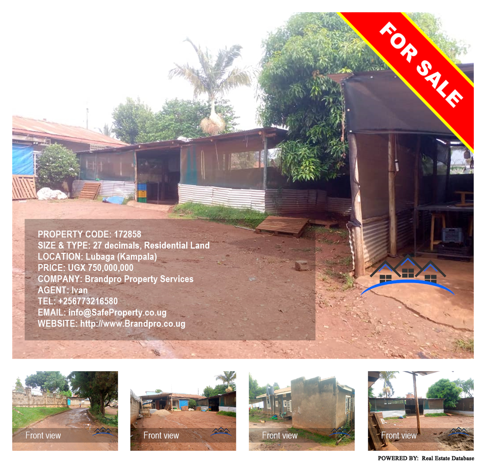 Residential Land  for sale in Lubaga Kampala Uganda, code: 172858