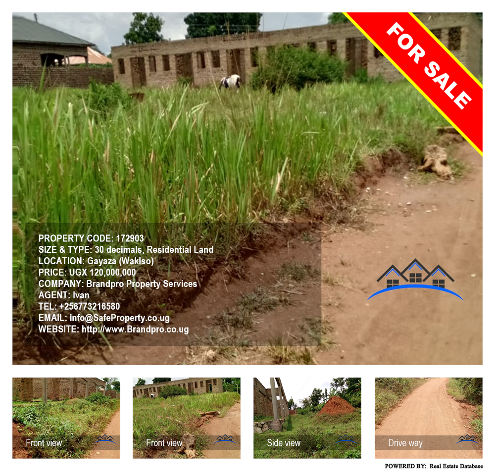 Residential Land  for sale in Gayaza Wakiso Uganda, code: 172903