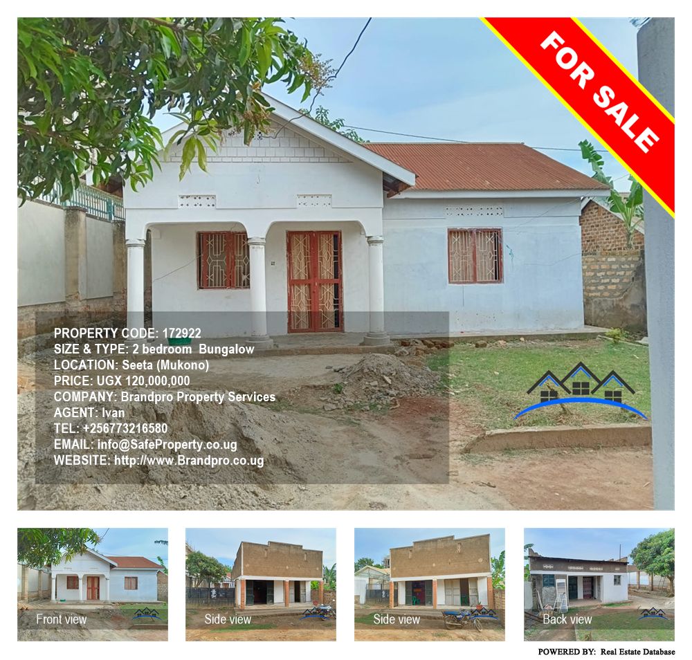 2 bedroom Bungalow  for sale in Seeta Mukono Uganda, code: 172922
