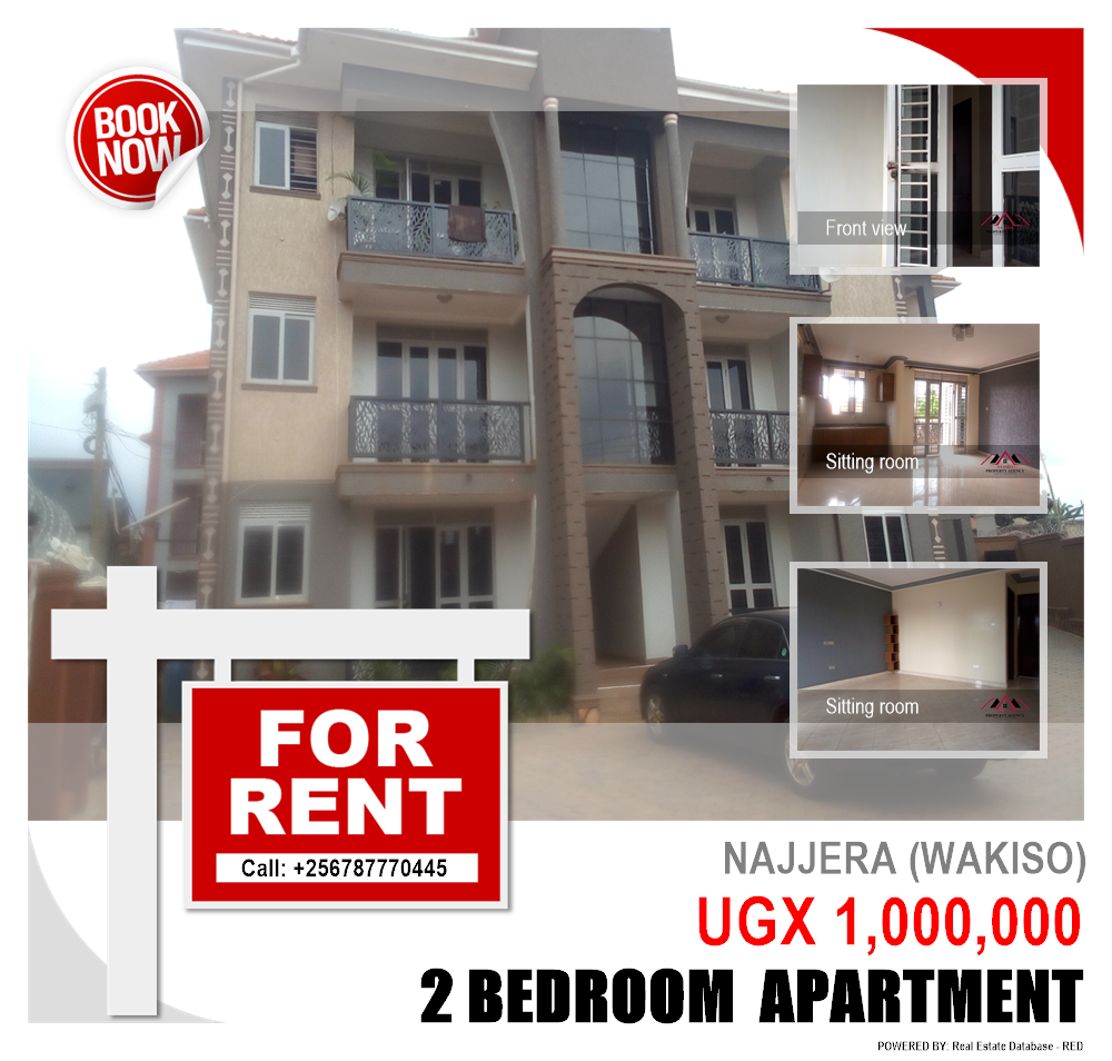 2 bedroom Apartment  for rent in Najjera Wakiso Uganda, code: 172960