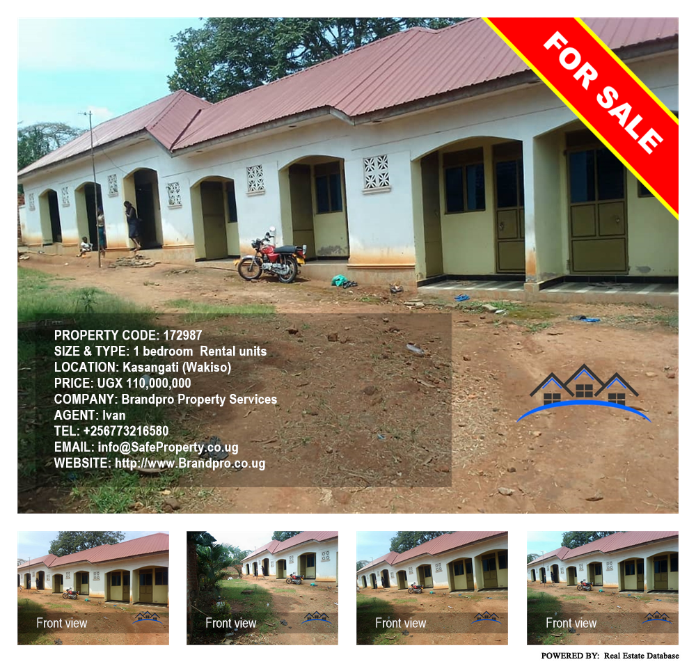 1 bedroom Rental units  for sale in Kasangati Wakiso Uganda, code: 172987