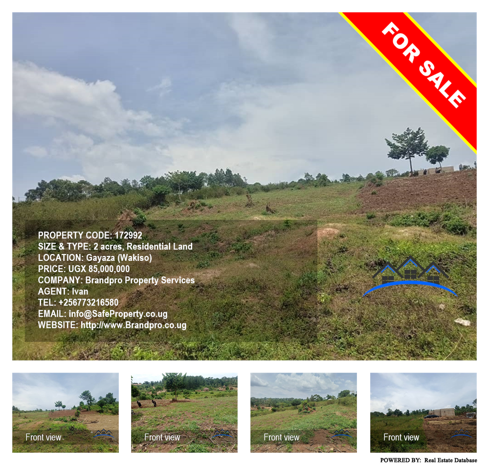 Residential Land  for sale in Gayaza Wakiso Uganda, code: 172992