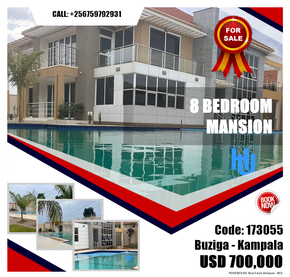 8 bedroom Mansion  for sale in Buziga Kampala Uganda, code: 173055