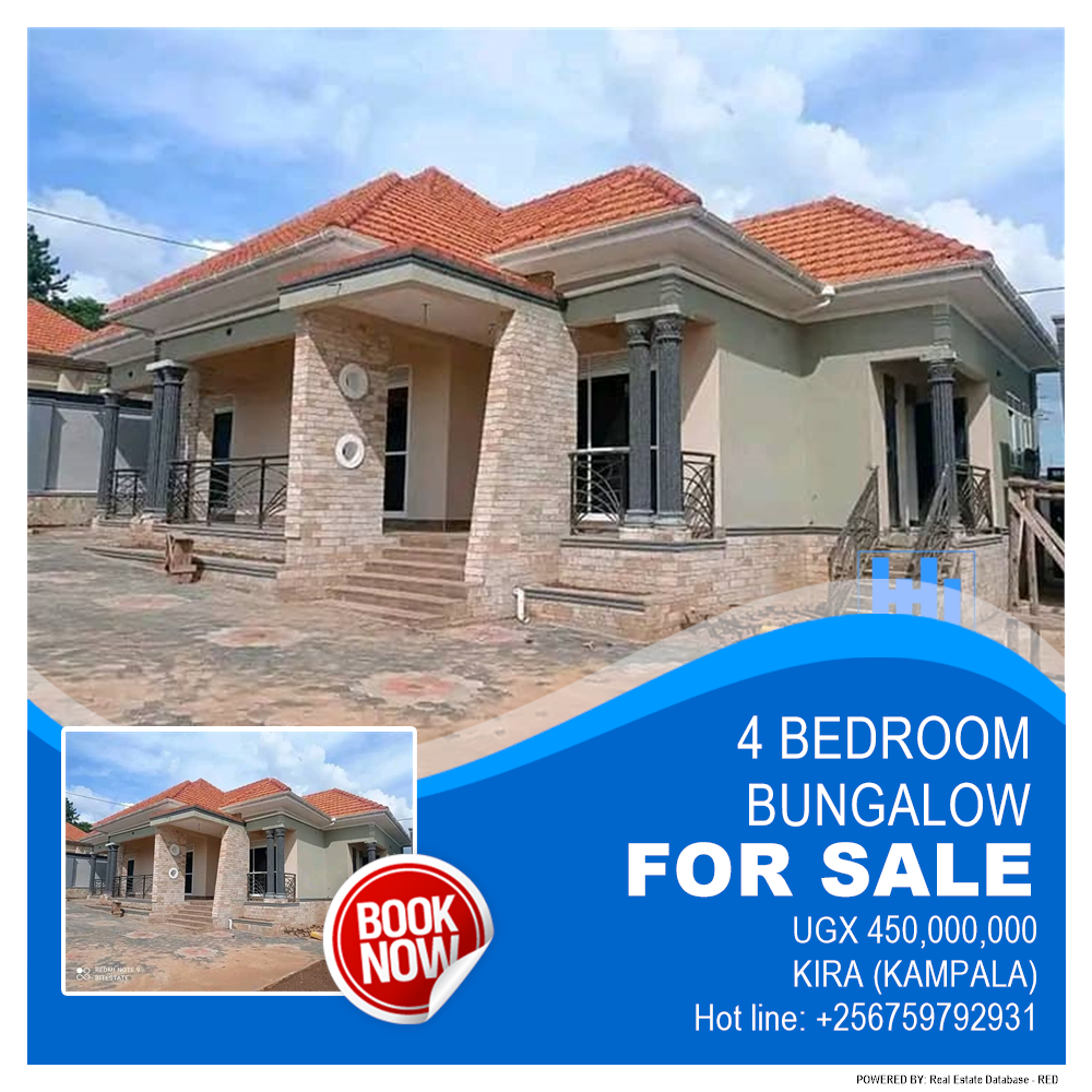 4 bedroom Bungalow  for sale in Kira Kampala Uganda, code: 173068