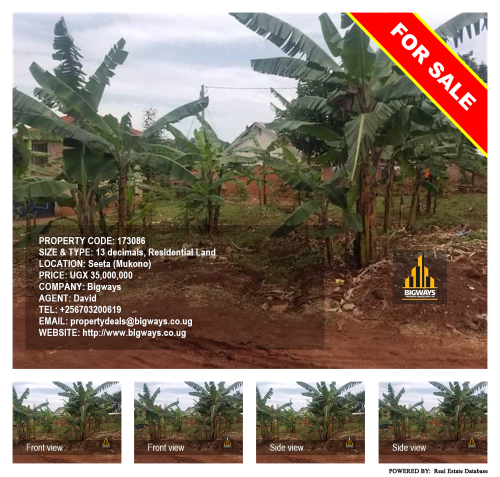 Residential Land  for sale in Seeta Mukono Uganda, code: 173086