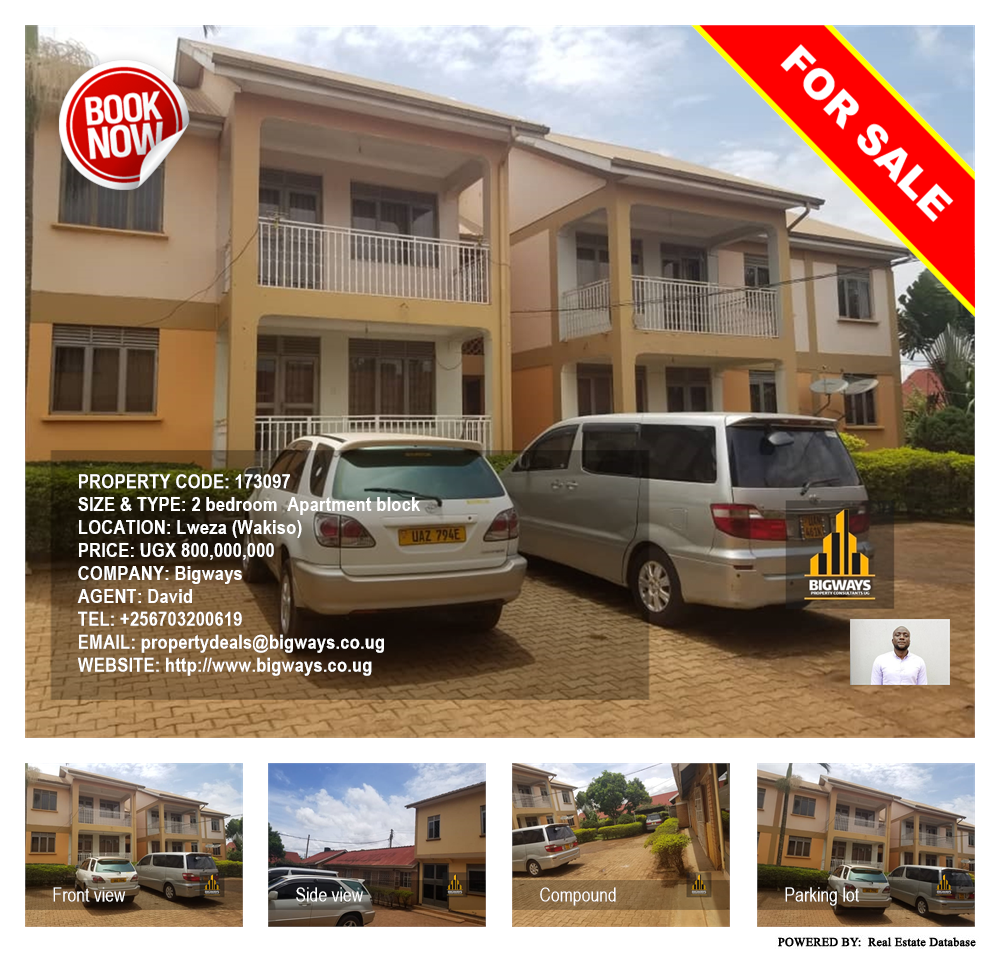 2 bedroom Apartment block  for sale in Lweza Wakiso Uganda, code: 173097