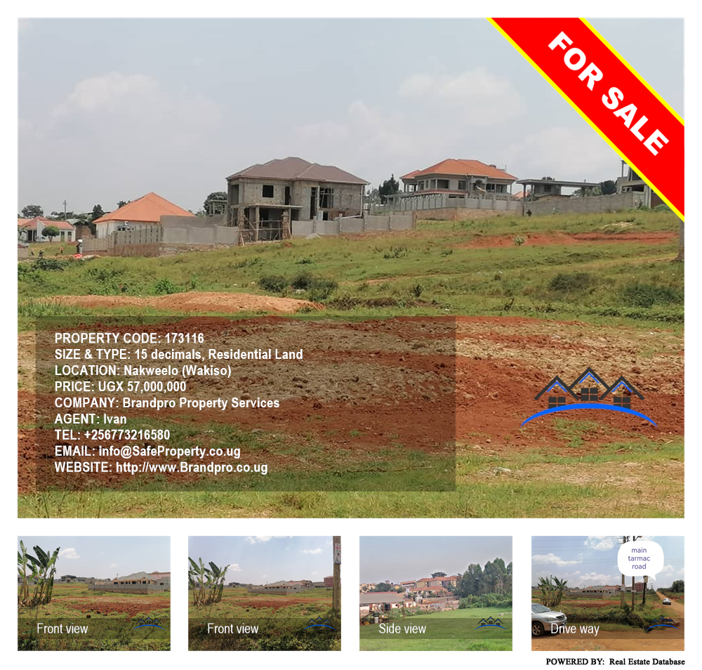 Residential Land  for sale in Nakweelo Wakiso Uganda, code: 173116