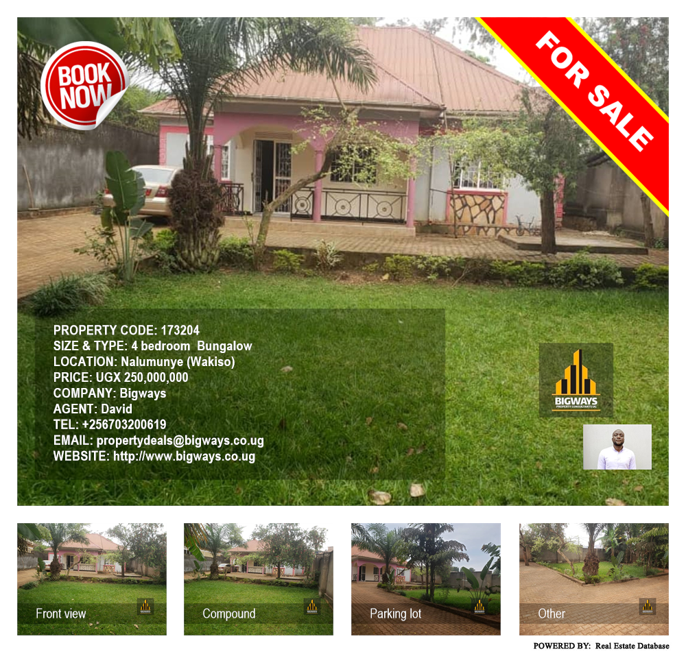 4 bedroom Bungalow  for sale in Nalumunye Wakiso Uganda, code: 173204