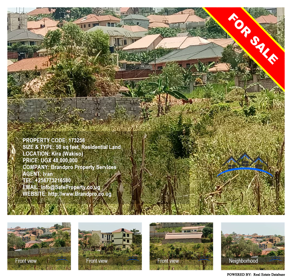 Residential Land  for sale in Kira Wakiso Uganda, code: 173256