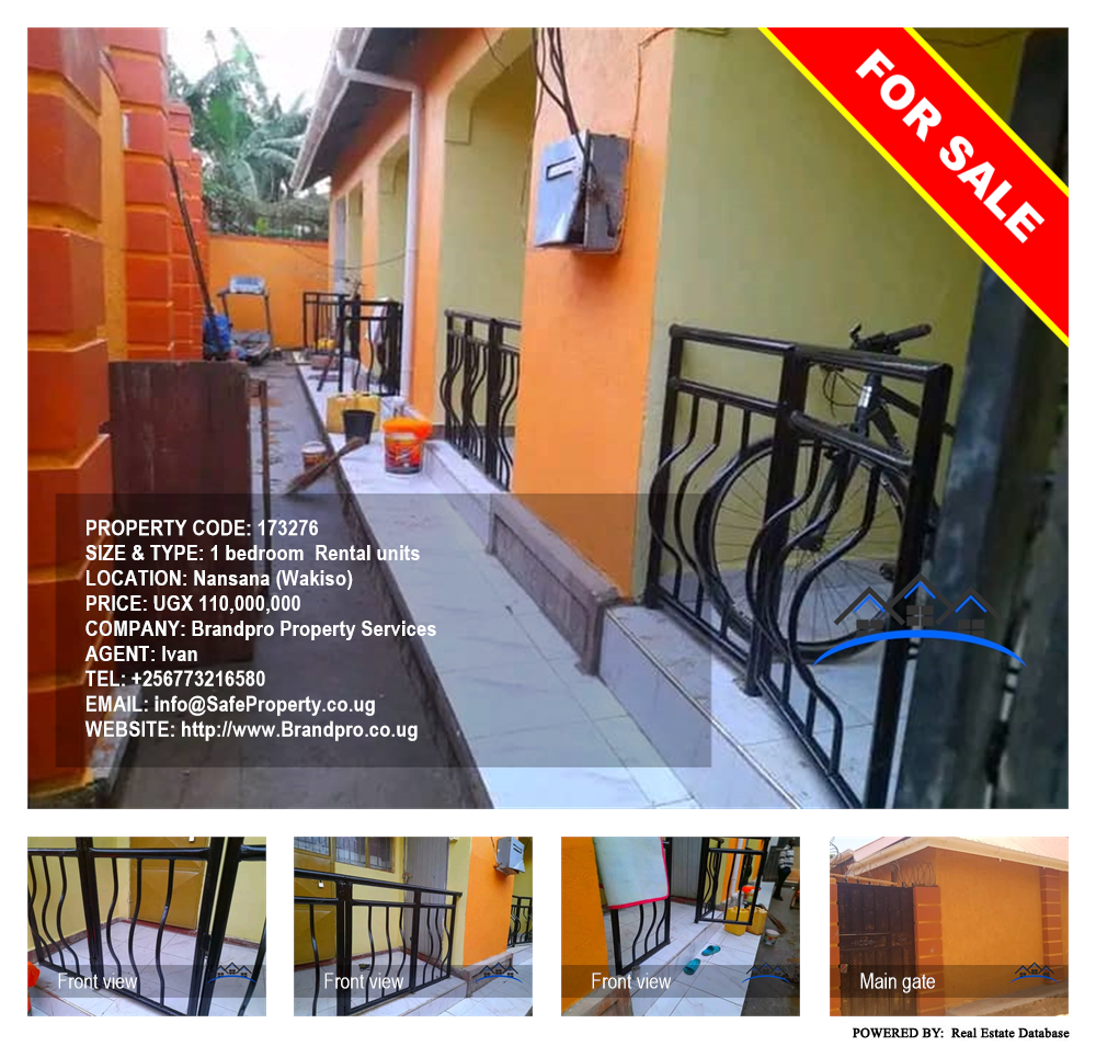 1 bedroom Rental units  for sale in Nansana Wakiso Uganda, code: 173276