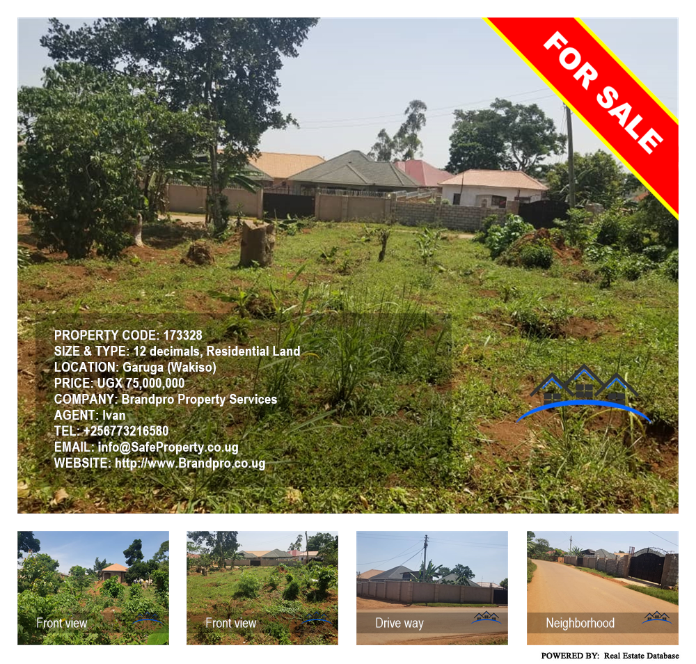 Residential Land  for sale in Garuga Wakiso Uganda, code: 173328