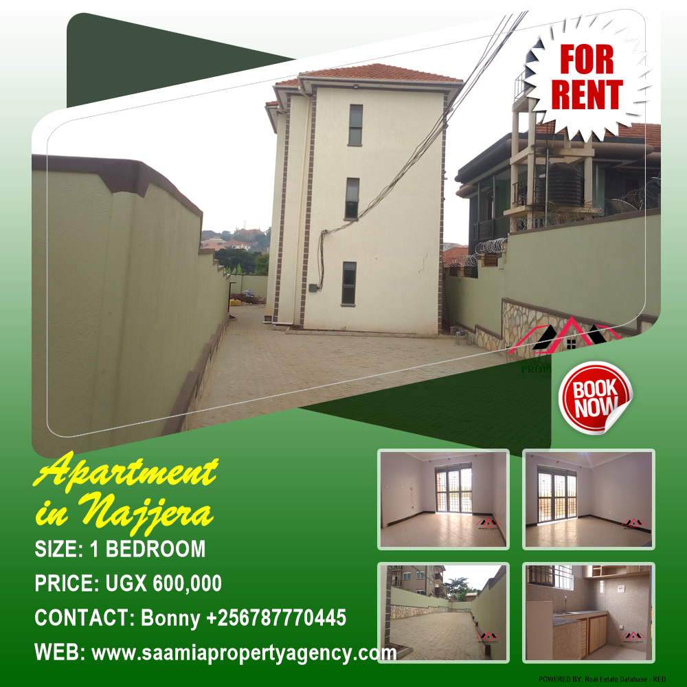 1 bedroom Apartment  for rent in Najjera Wakiso Uganda, code: 173364