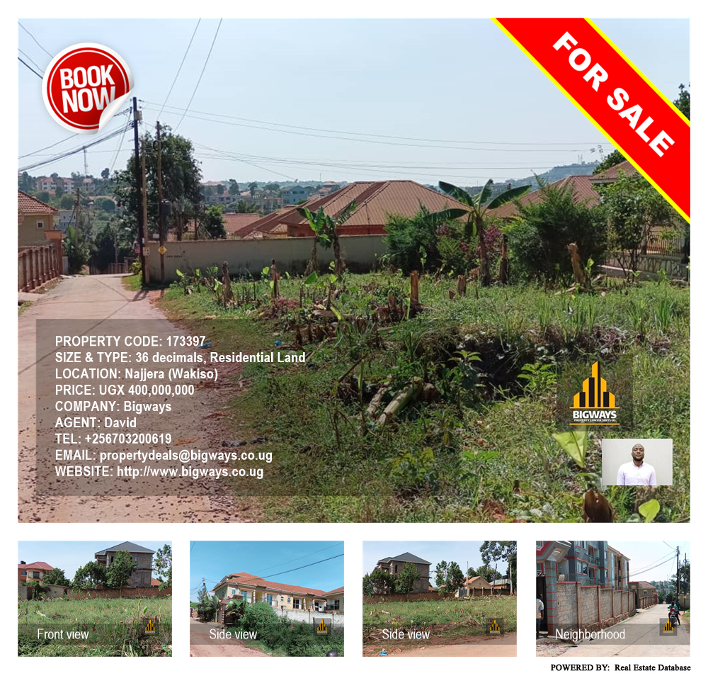 Residential Land  for sale in Najjera Wakiso Uganda, code: 173397