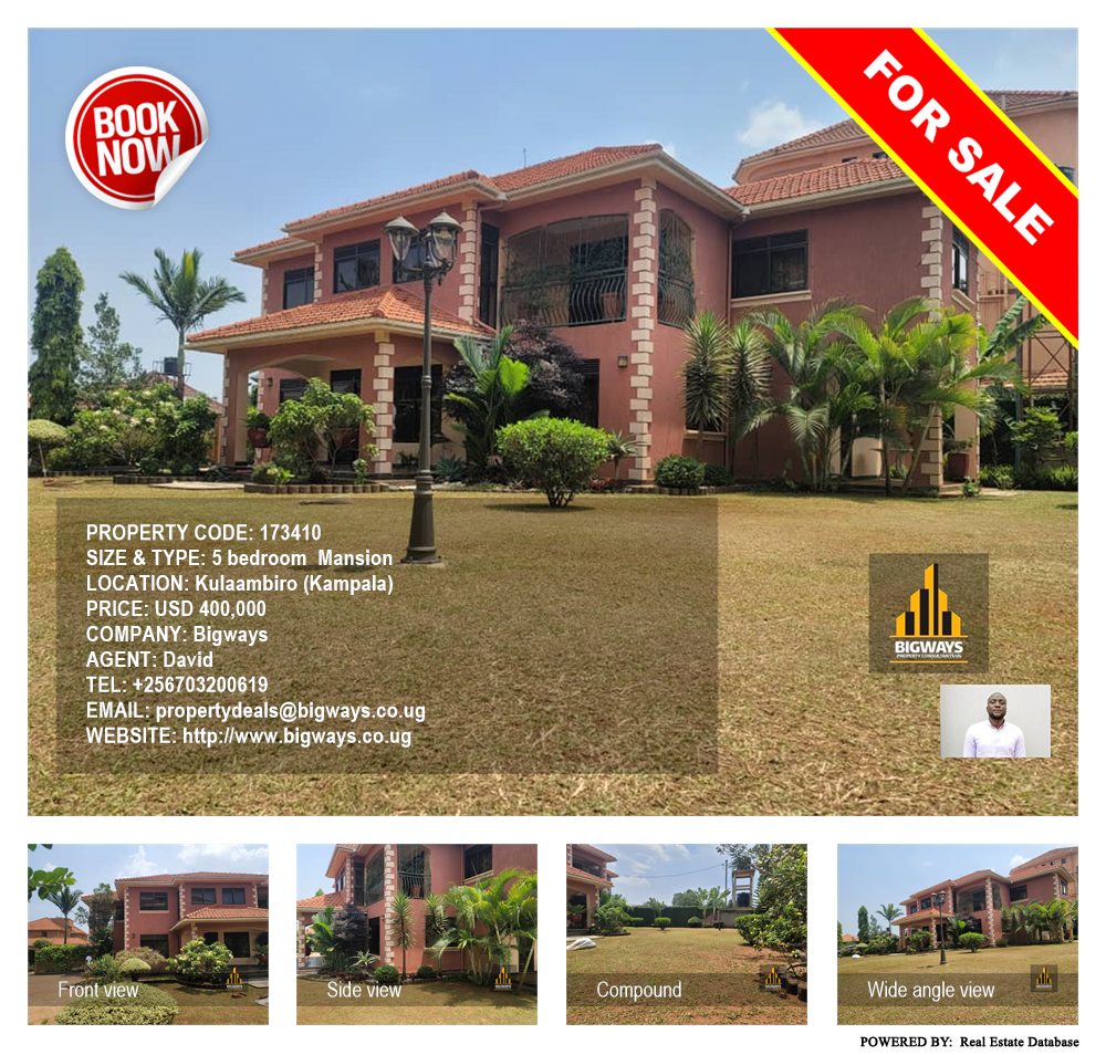 5 bedroom Mansion  for sale in Kulambilo Kampala Uganda, code: 173410