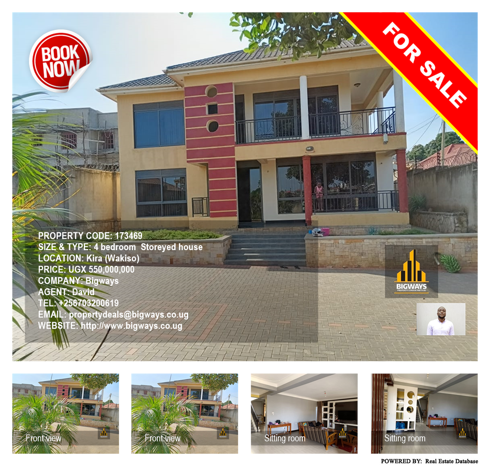 4 bedroom Storeyed house  for sale in Kira Wakiso Uganda, code: 173469