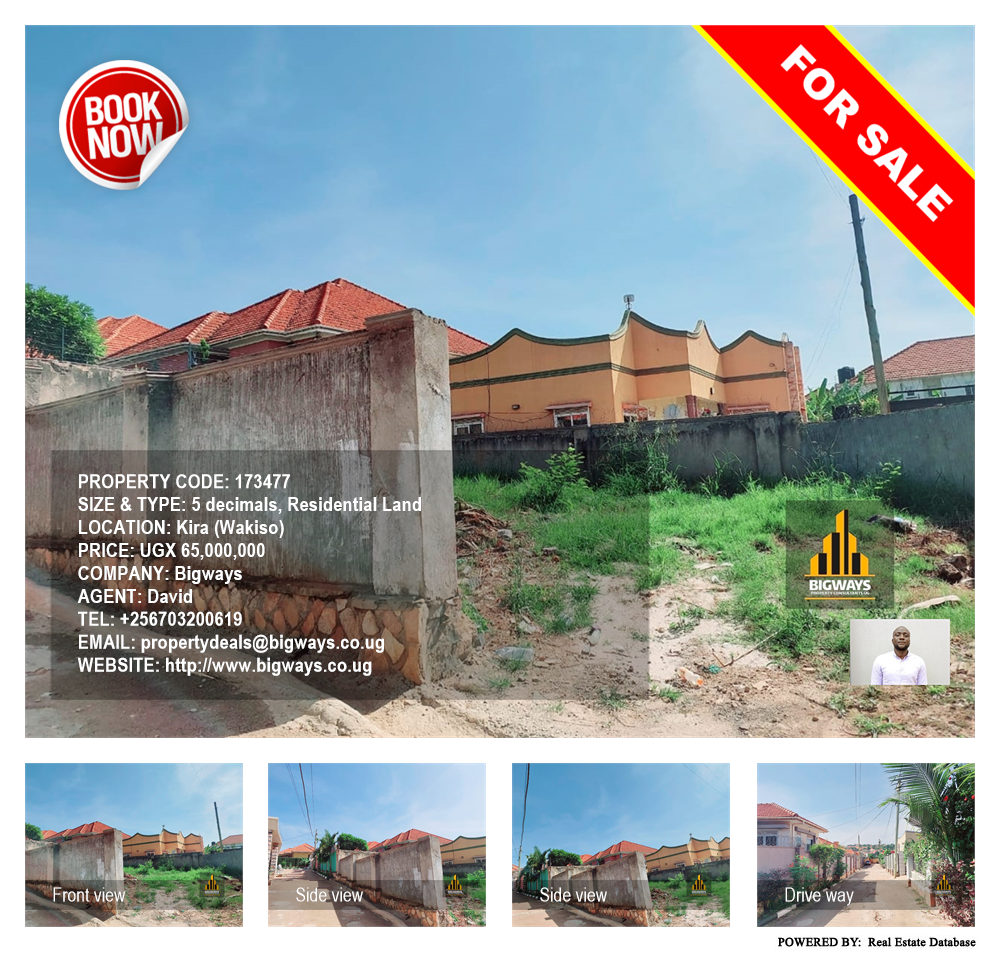 Residential Land  for sale in Kira Wakiso Uganda, code: 173477