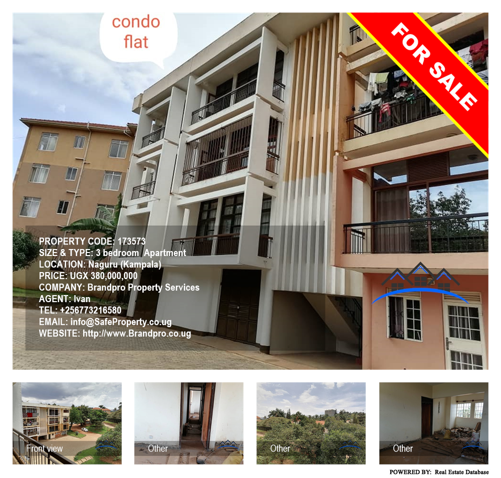 3 bedroom Apartment  for sale in Naguru Kampala Uganda, code: 173573