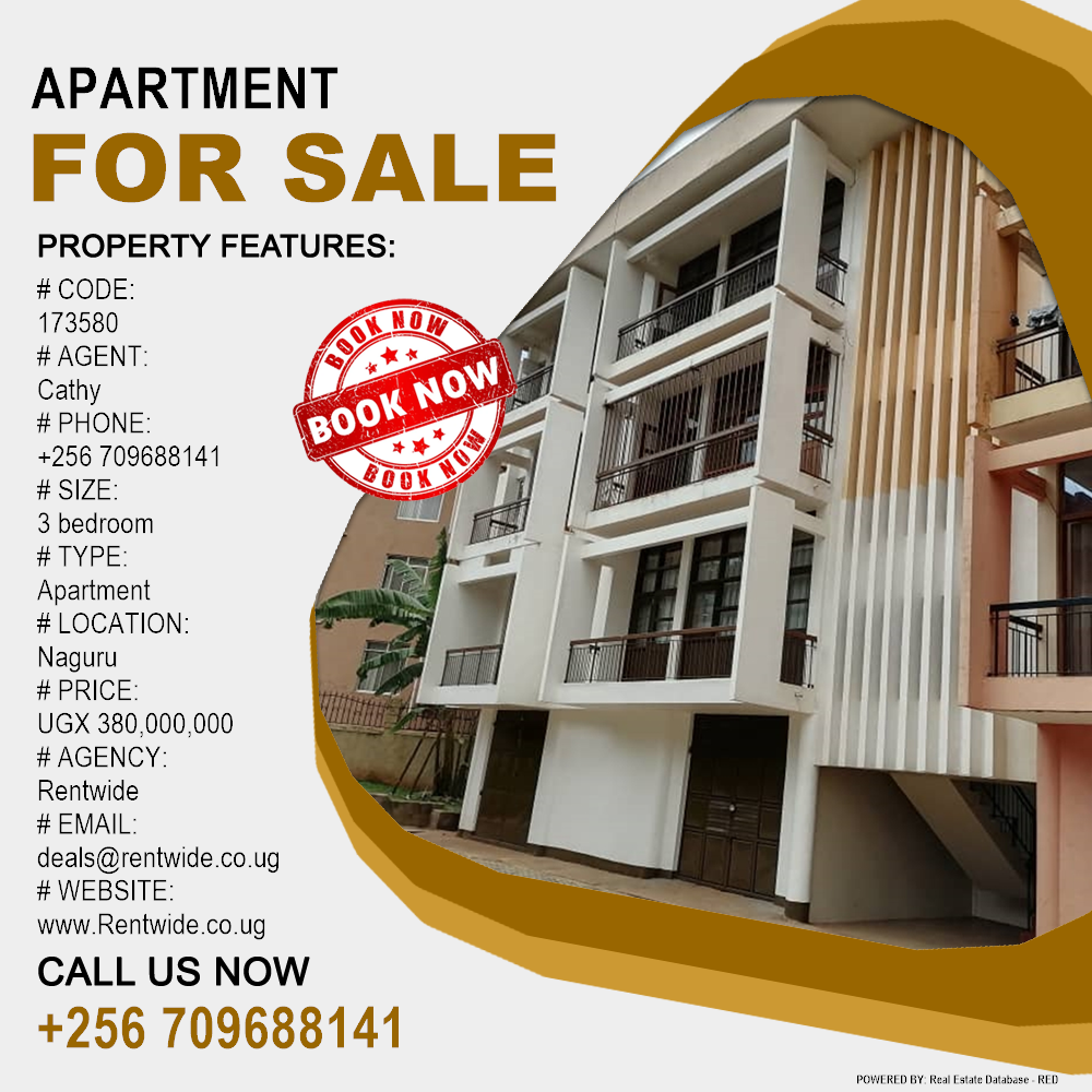 3 bedroom Apartment  for sale in Naguru Kampala Uganda, code: 173580