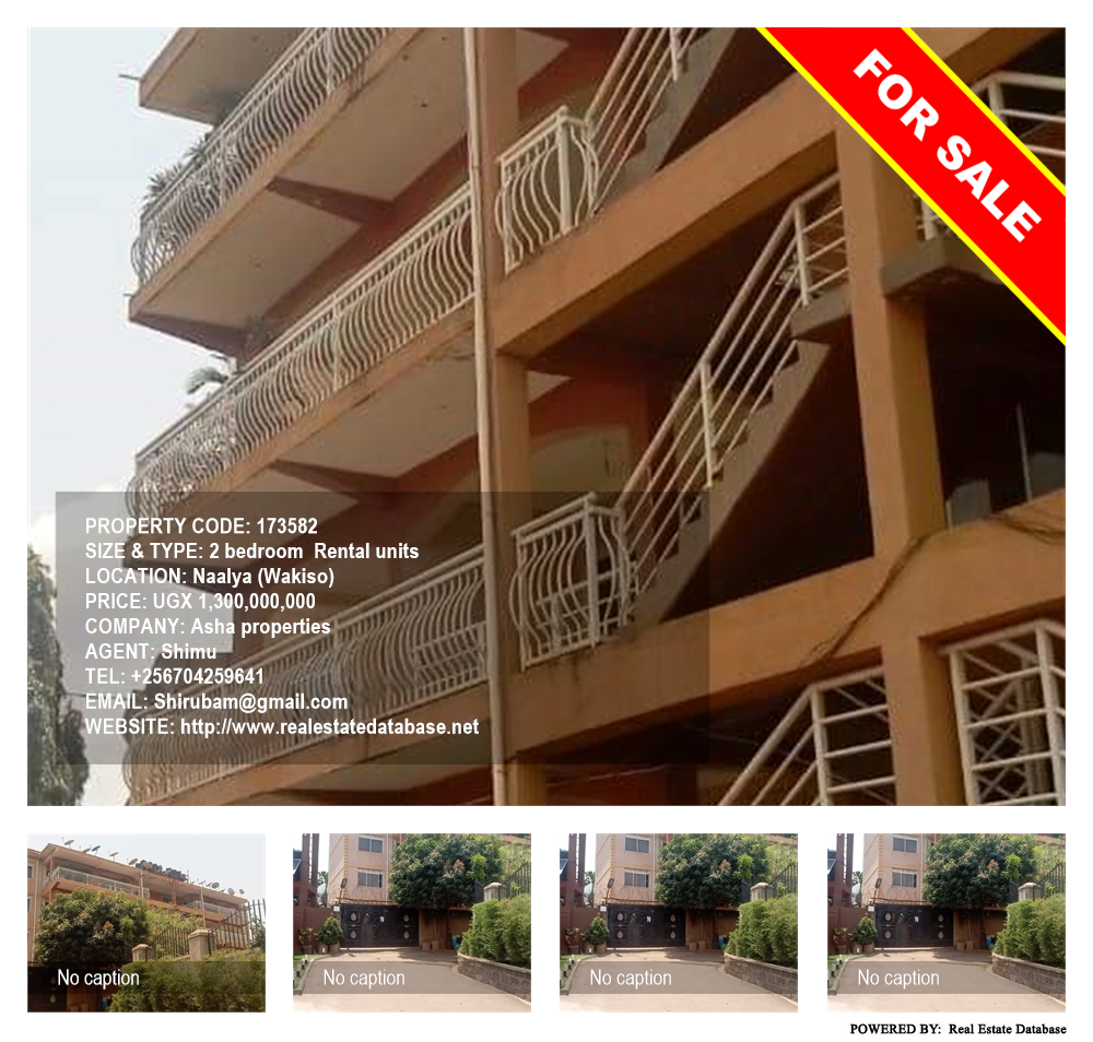 2 bedroom Rental units  for sale in Naalya Wakiso Uganda, code: 173582
