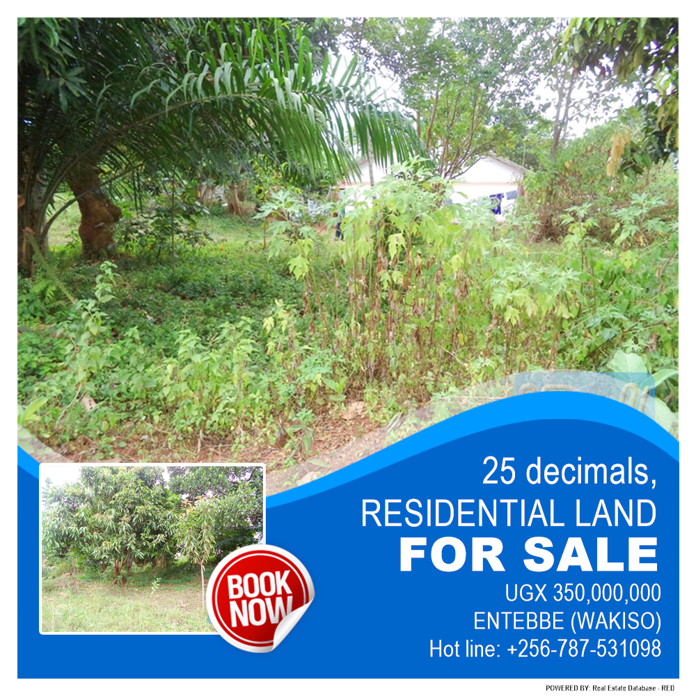 Residential Land  for sale in Entebbe Wakiso Uganda, code: 173594