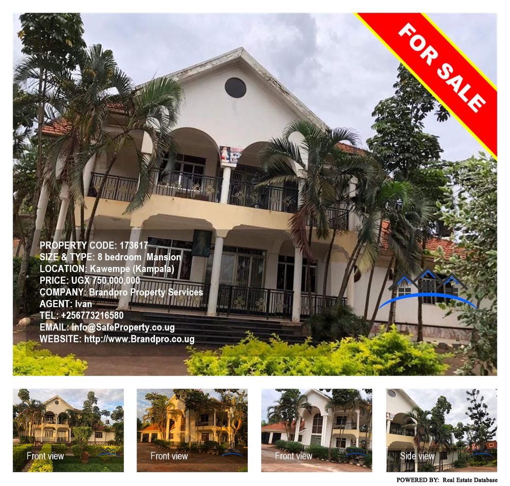 8 bedroom Mansion  for sale in Kawempe Kampala Uganda, code: 173617