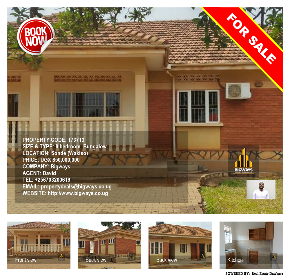 8 bedroom Bungalow  for sale in Sonde Wakiso Uganda, code: 173713