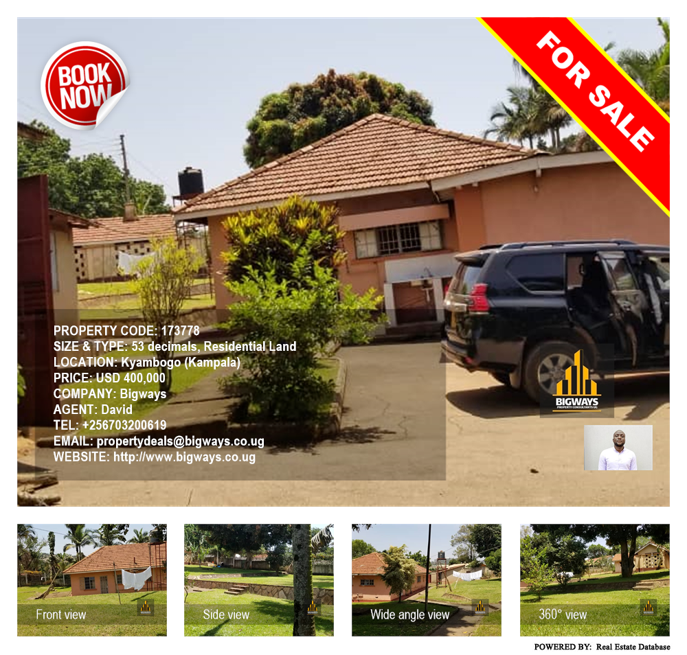 Residential Land  for sale in Kyambogo Kampala Uganda, code: 173778
