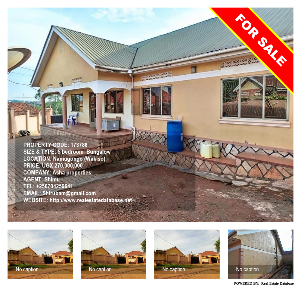 5 bedroom Bungalow  for sale in Namugongo Wakiso Uganda, code: 173786