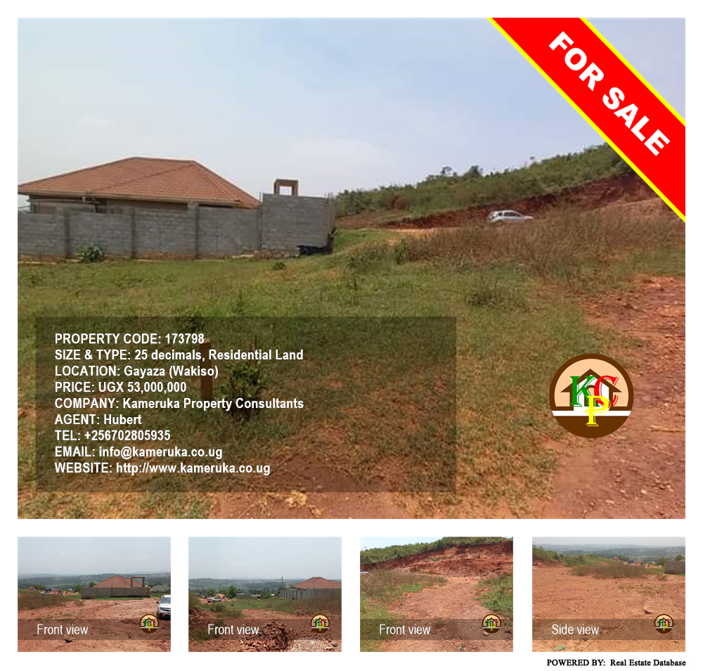 Residential Land  for sale in Gayaza Wakiso Uganda, code: 173798