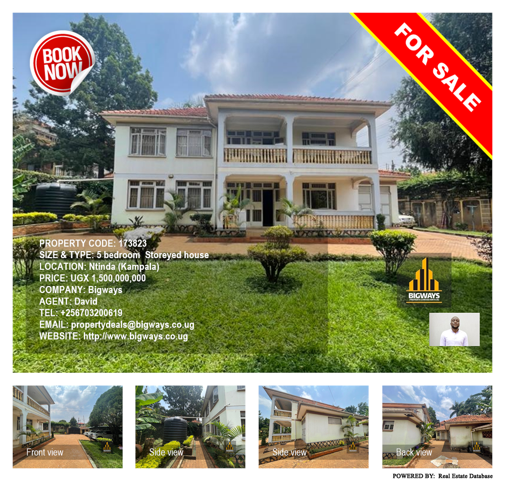 5 bedroom Storeyed house  for sale in Ntinda Kampala Uganda, code: 173823