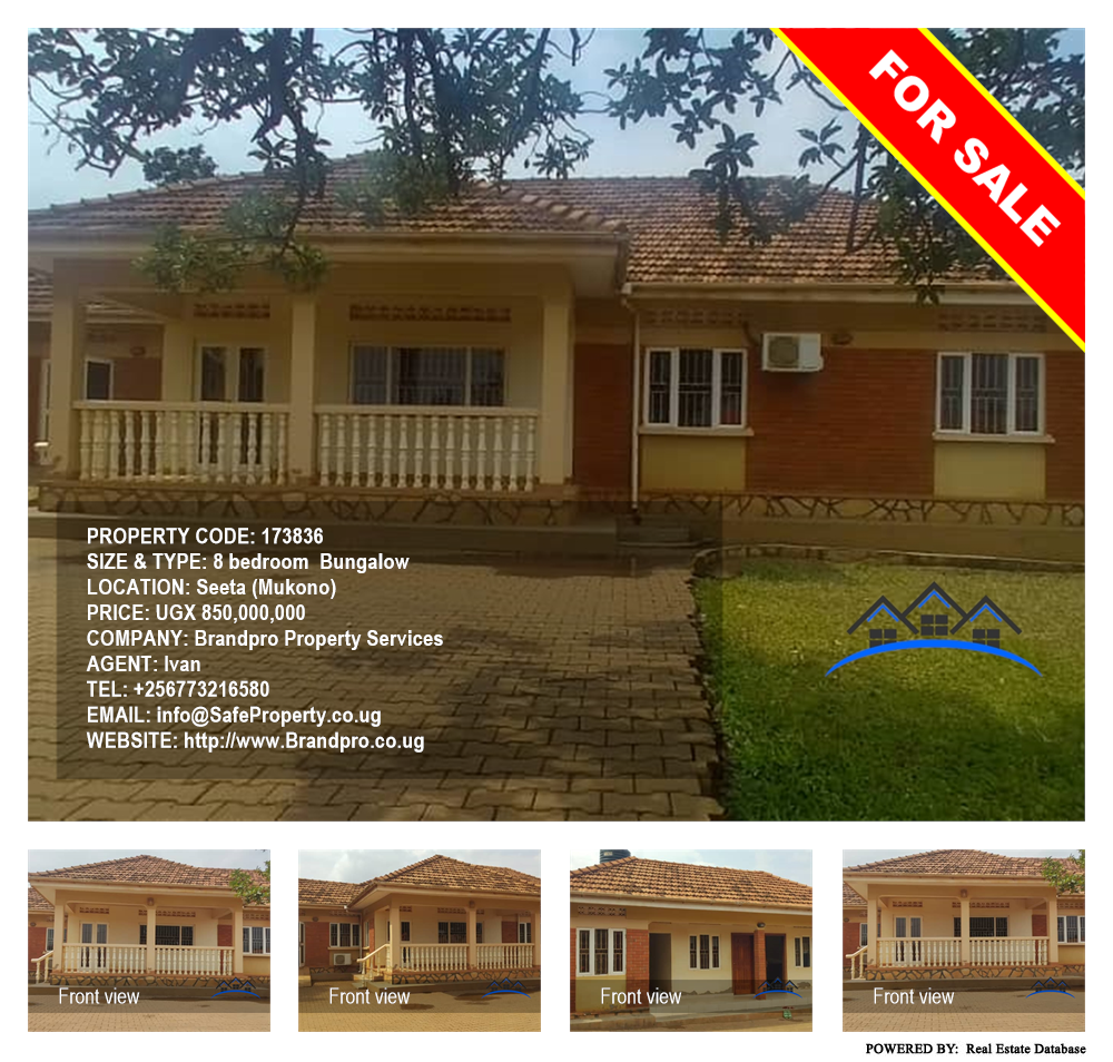 8 bedroom Bungalow  for sale in Seeta Mukono Uganda, code: 173836