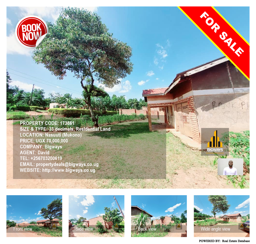 Residential Land  for sale in Nasuuti Mukono Uganda, code: 173861
