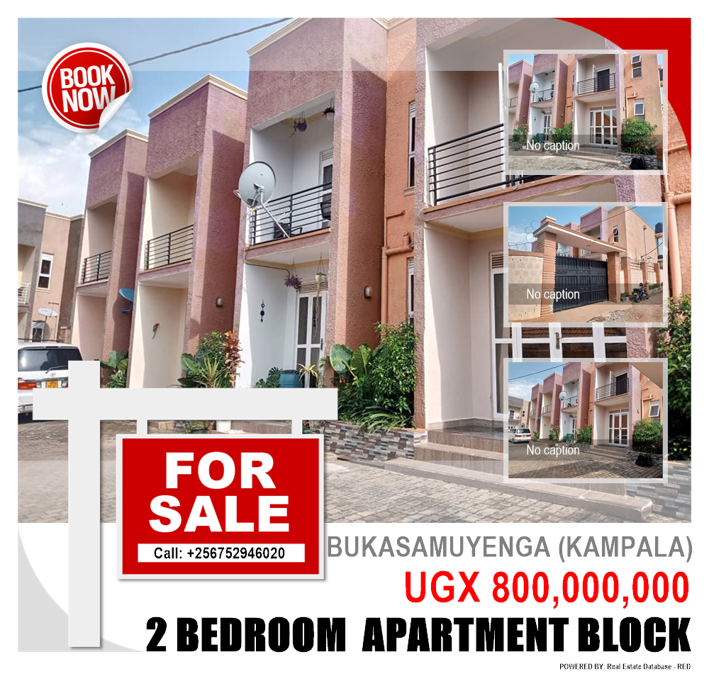 2 bedroom Apartment block  for sale in Bukasa Kampala Uganda, code: 173894