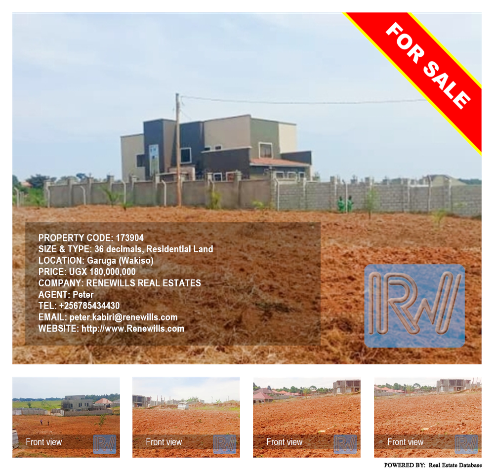 Residential Land  for sale in Garuga Wakiso Uganda, code: 173904