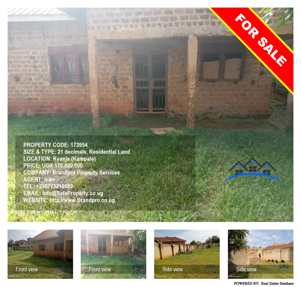 Residential Land  for sale in Kyanja Kampala Uganda, code: 173954