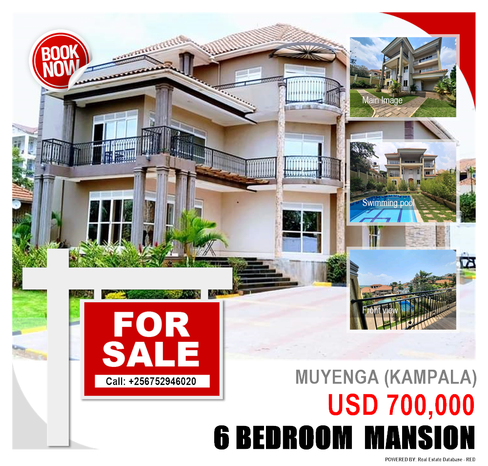 6 bedroom Mansion  for sale in Muyenga Kampala Uganda, code: 173978